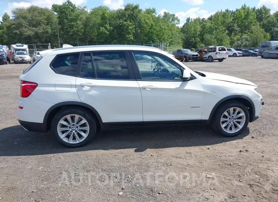 BMW X3 2017 vin 5UXWX9C3XH0T16922 from auto auction Iaai