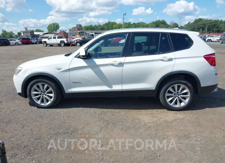 BMW X3 2017 vin 5UXWX9C3XH0T16922 from auto auction Iaai