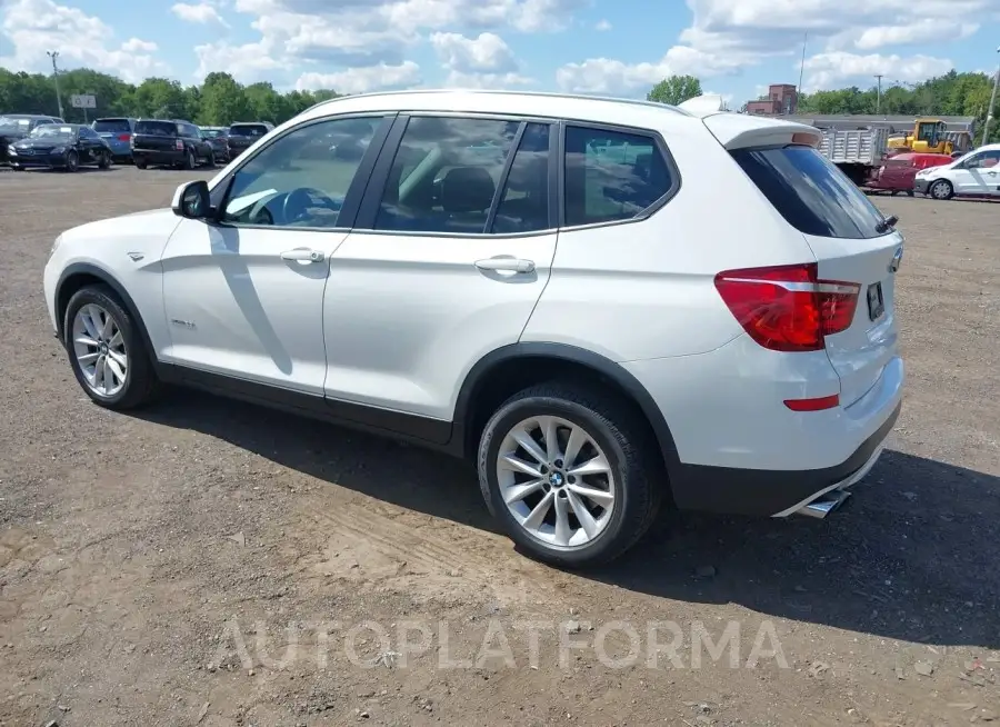 BMW X3 2017 vin 5UXWX9C3XH0T16922 from auto auction Iaai