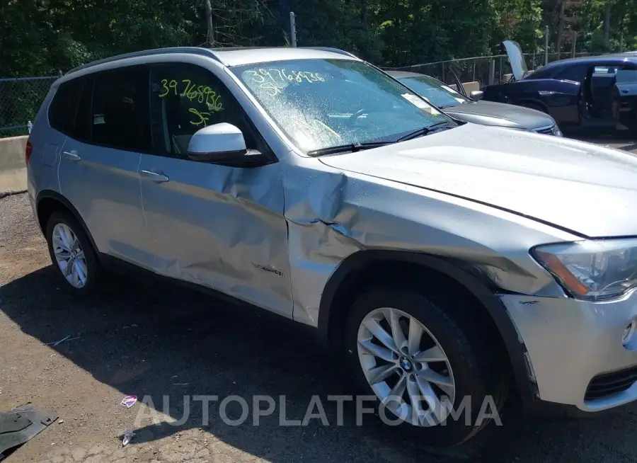 BMW X3 2016 vin 5UXWX9C50G0D73844 from auto auction Iaai