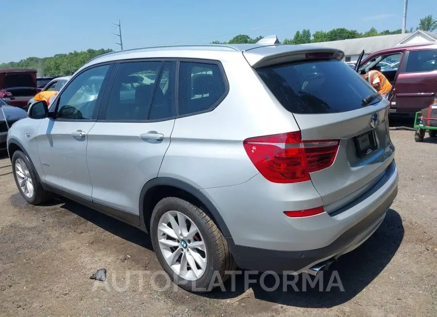 BMW X3 2016 vin 5UXWX9C50G0D73844 from auto auction Iaai