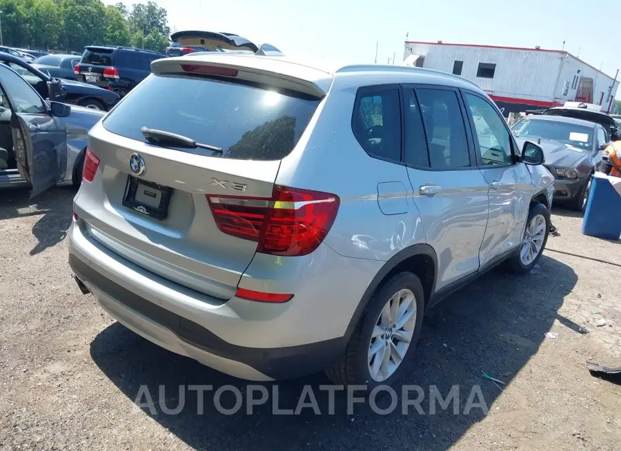 BMW X3 2016 vin 5UXWX9C50G0D73844 from auto auction Iaai