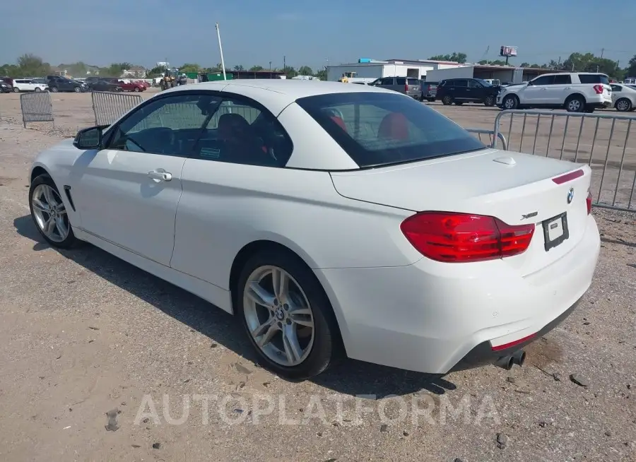 BMW 428I 2015 vin WBA3T1C58FP820115 from auto auction Iaai