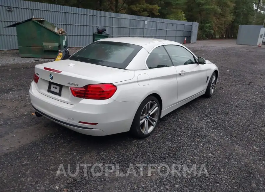 BMW 428I 2015 vin WBA3V9C56F5A78580 from auto auction Iaai