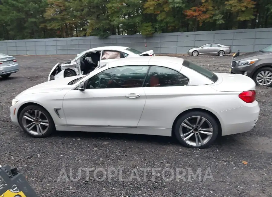 BMW 428I 2015 vin WBA3V9C56F5A78580 from auto auction Iaai