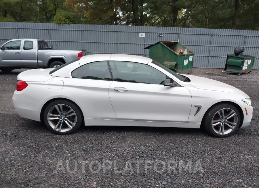 BMW 428I 2015 vin WBA3V9C56F5A78580 from auto auction Iaai