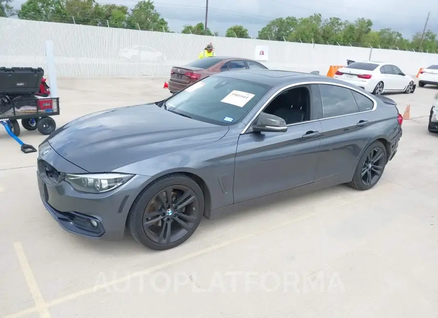 BMW 430I GRAN COUPE 2019 vin WBA4J1C58KBM14790 from auto auction Iaai