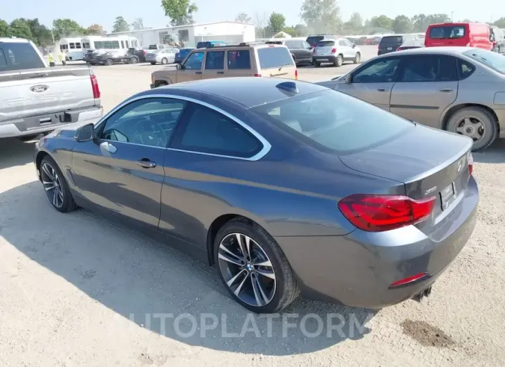 BMW 430I 2020 vin WBA4W5C02LFH51207 from auto auction Iaai