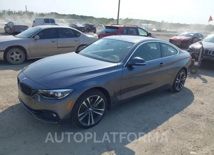 BMW 430I 2020 vin WBA4W5C02LFH51207 from auto auction Iaai