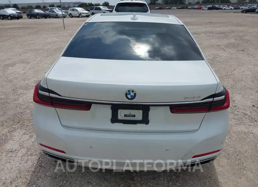 BMW 740 2022 vin WBA7T2C09NCG95131 from auto auction Iaai