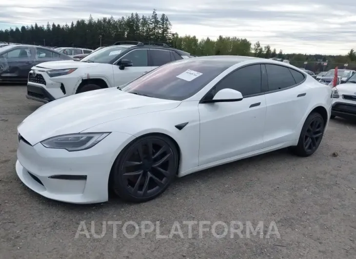 TESLA MODEL S 2022 vin 5YJSA1E57NF464864 from auto auction Iaai