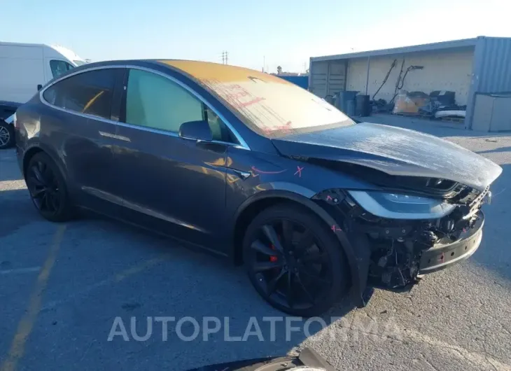 TESLA MODEL X 2017 vin 5YJXCBE46HF052808 from auto auction Iaai