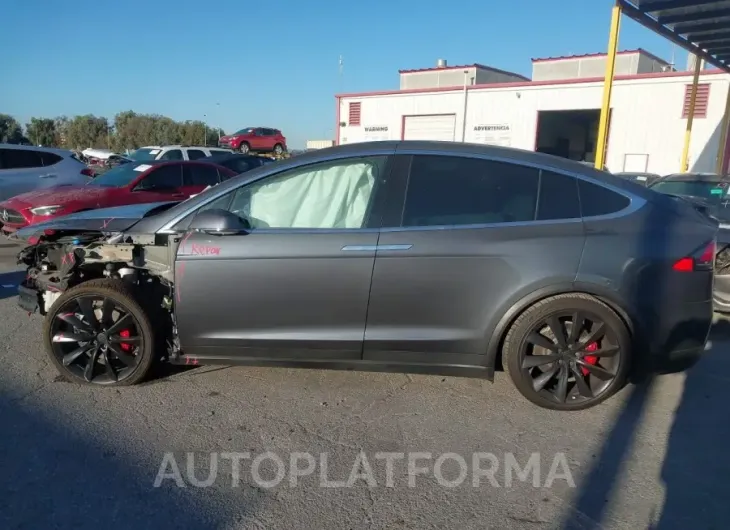 TESLA MODEL X 2017 vin 5YJXCBE46HF052808 from auto auction Iaai