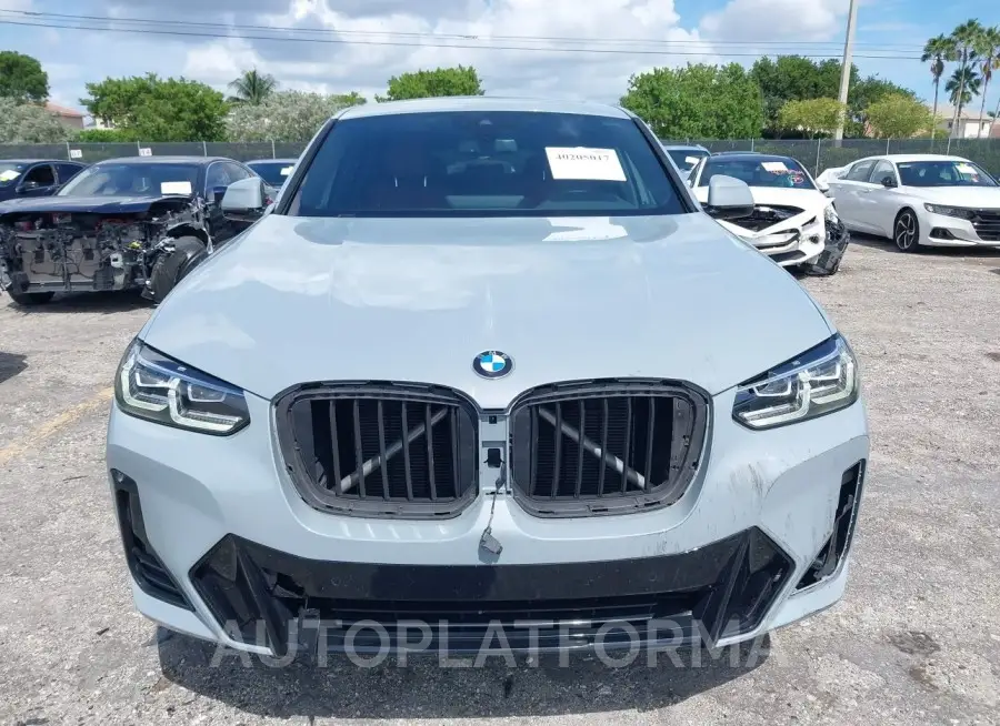 BMW X4 2022 vin 5UX33DT00N9L86542 from auto auction Iaai