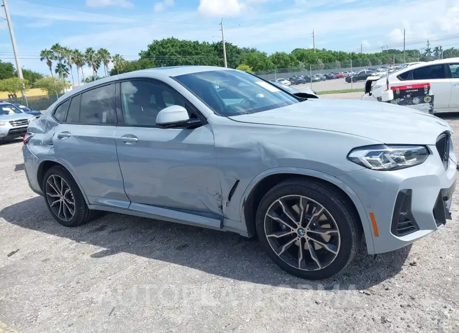 BMW X4 2022 vin 5UX33DT00N9L86542 from auto auction Iaai