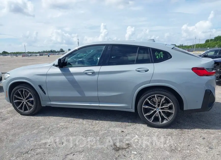 BMW X4 2022 vin 5UX33DT00N9L86542 from auto auction Iaai