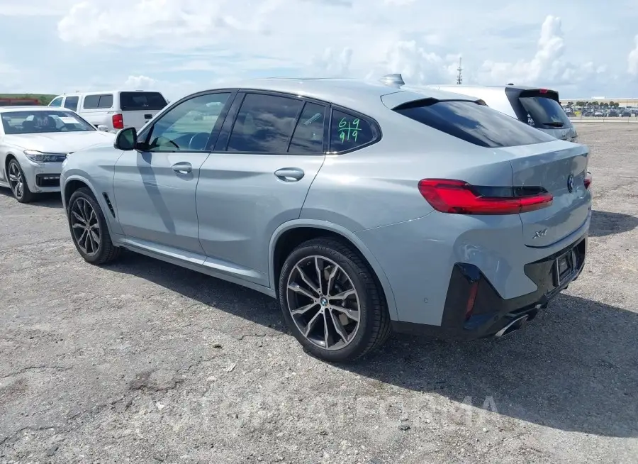 BMW X4 2022 vin 5UX33DT00N9L86542 from auto auction Iaai