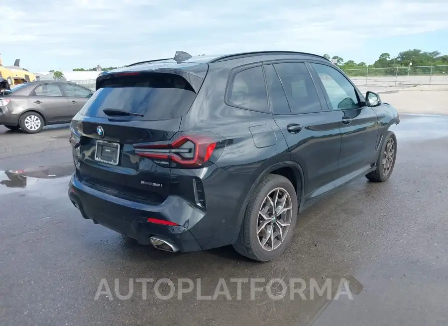 BMW X3 2023 vin 5UX43DP01P9R07429 from auto auction Iaai