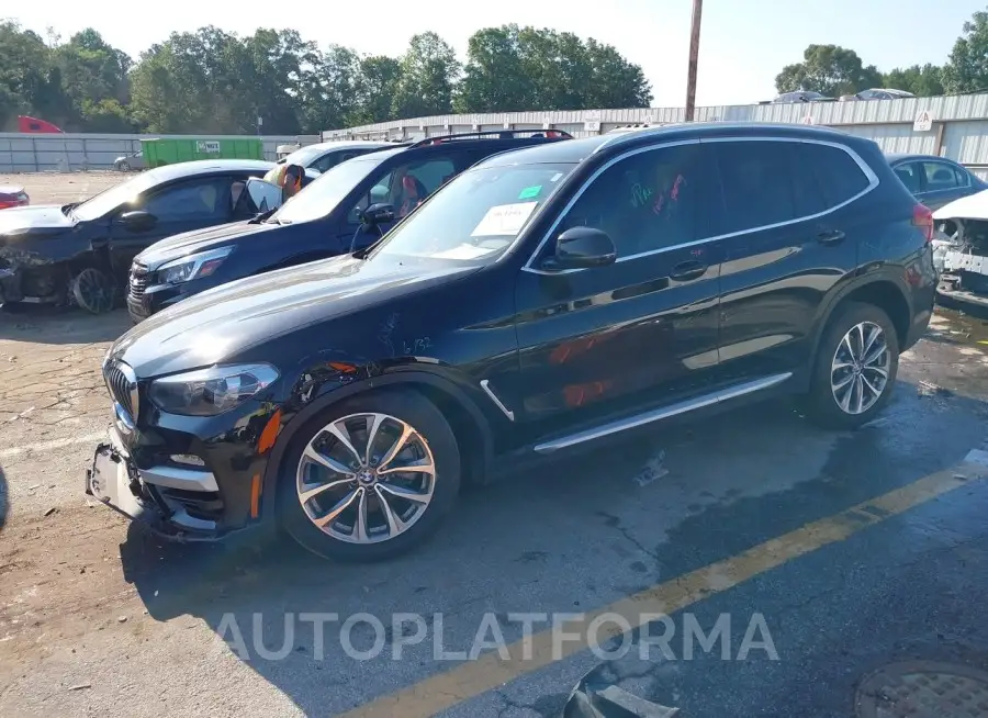 BMW X3 2019 vin 5UXTR9C54KLP87081 from auto auction Iaai