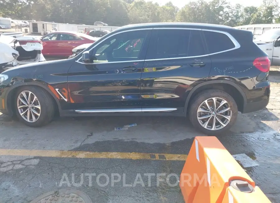 BMW X3 2019 vin 5UXTR9C54KLP87081 from auto auction Iaai