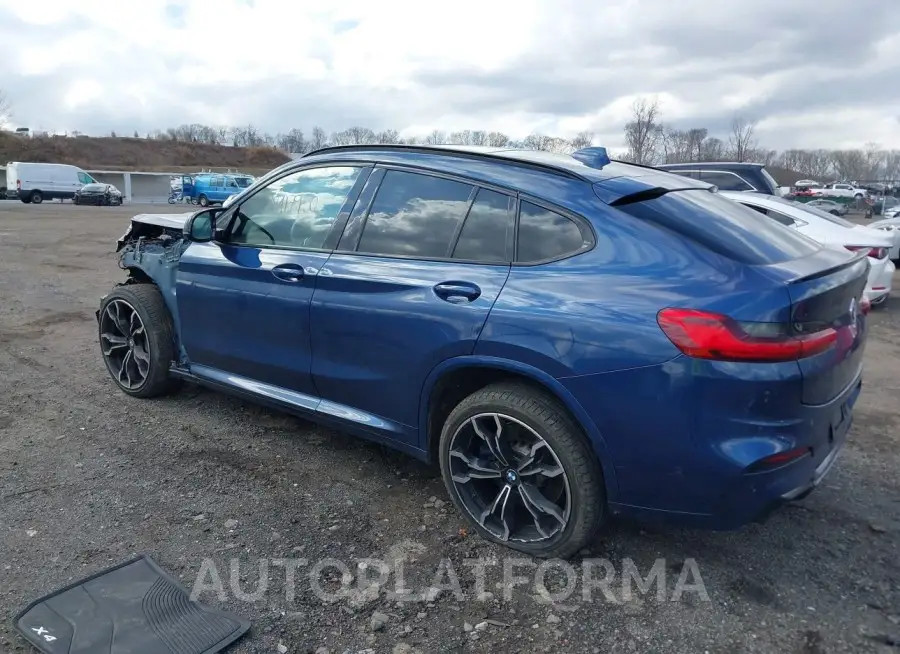 BMW X4 M 2020 vin 5YMUJ0C0XL9B04516 from auto auction Iaai