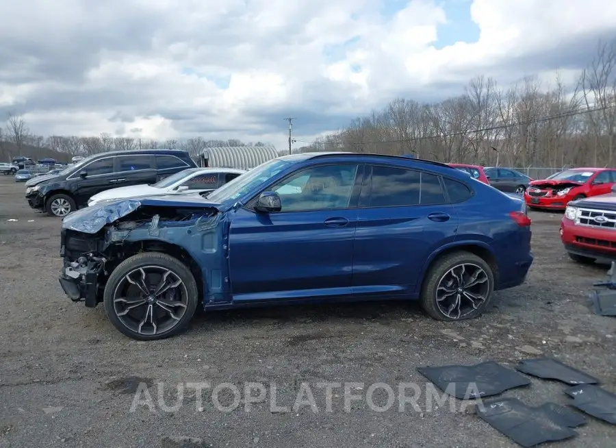 BMW X4 M 2020 vin 5YMUJ0C0XL9B04516 from auto auction Iaai