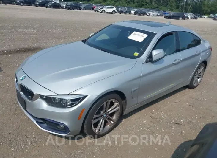 BMW 4 SERIES 2019 vin WBA4J3C57KBL08519 from auto auction Iaai