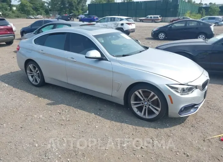 BMW 4 SERIES 2019 vin WBA4J3C57KBL08519 from auto auction Iaai