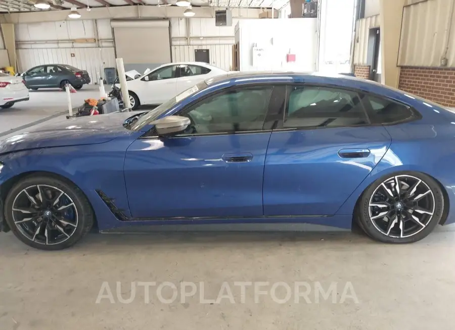 BMW I4 2023 vin WBY33AW02PFN82660 from auto auction Iaai