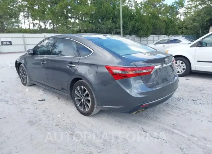 TOYOTA AVALON 2016 vin 4T1BK1EB3GU218032 from auto auction Iaai