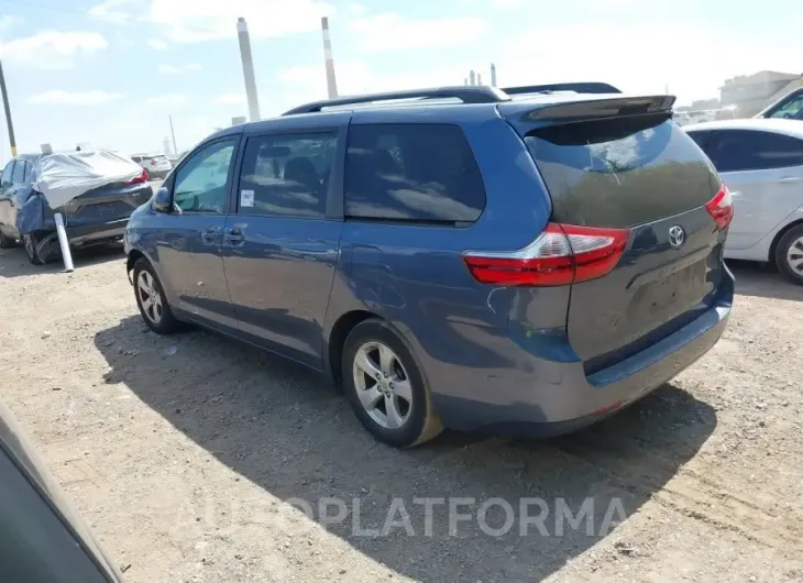 TOYOTA SIENNA 2015 vin 5TDKK3DC7FS596092 from auto auction Iaai