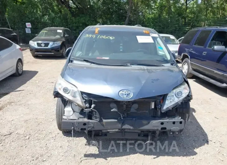 TOYOTA SIENNA 2015 vin 5TDKK3DC7FS596092 from auto auction Iaai