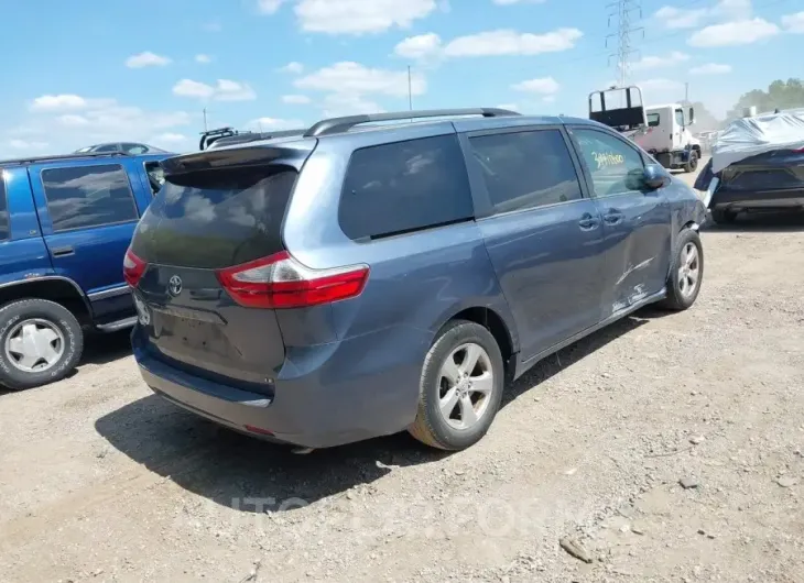 TOYOTA SIENNA 2015 vin 5TDKK3DC7FS596092 from auto auction Iaai