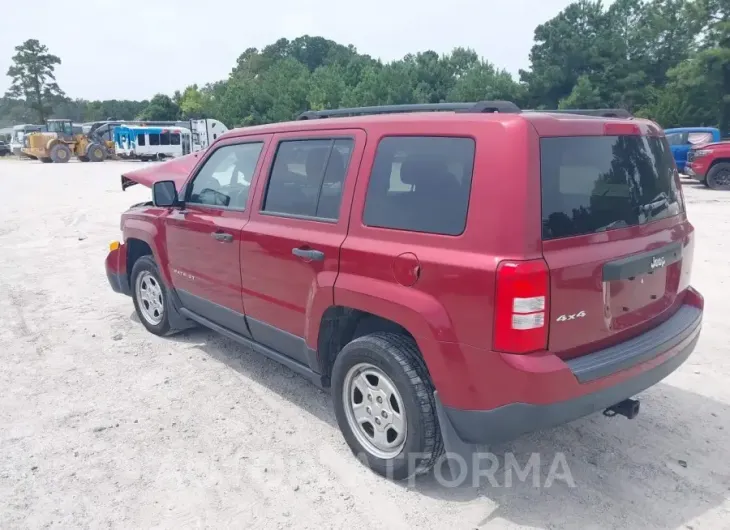 JEEP PATRIOT 2015 vin 1C4NJRBB6FD269868 from auto auction Iaai