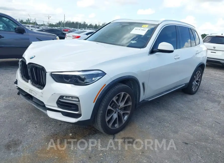 BMW X5 2021 vin 5UXCR4C04M9H45567 from auto auction Iaai