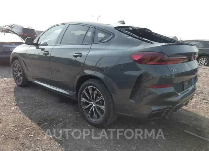 BMW X6 2022 vin 5UXCY8C06N9K44690 from auto auction Iaai