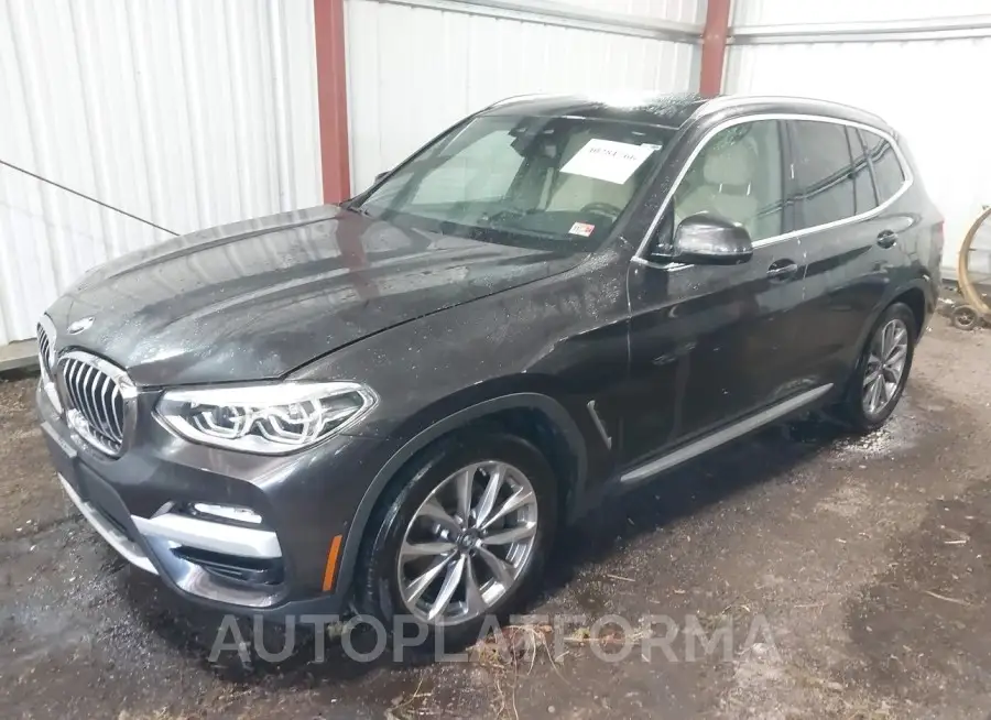 BMW X3 2019 vin 5UXTR9C59KLP93653 from auto auction Iaai