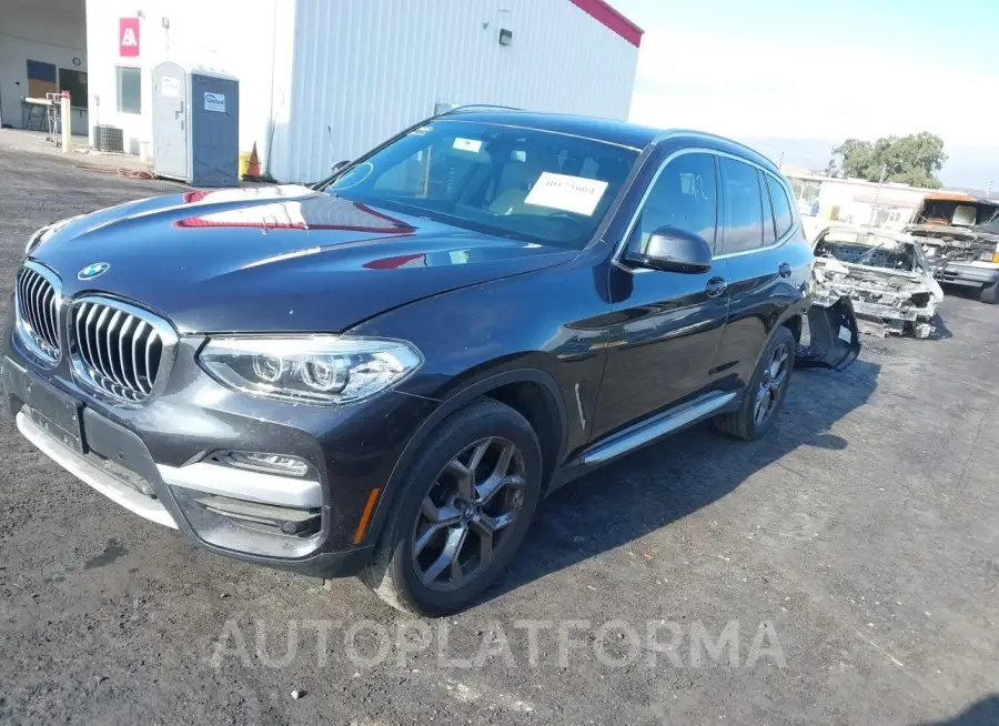 BMW X3 2021 vin 5UXTY5C08M9F13711 from auto auction Iaai