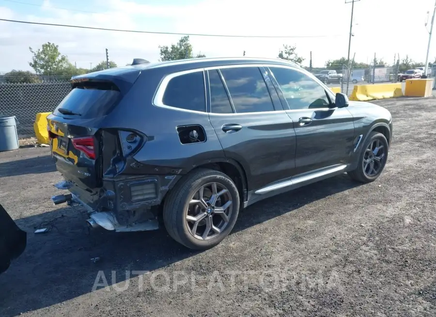 BMW X3 2021 vin 5UXTY5C08M9F13711 from auto auction Iaai