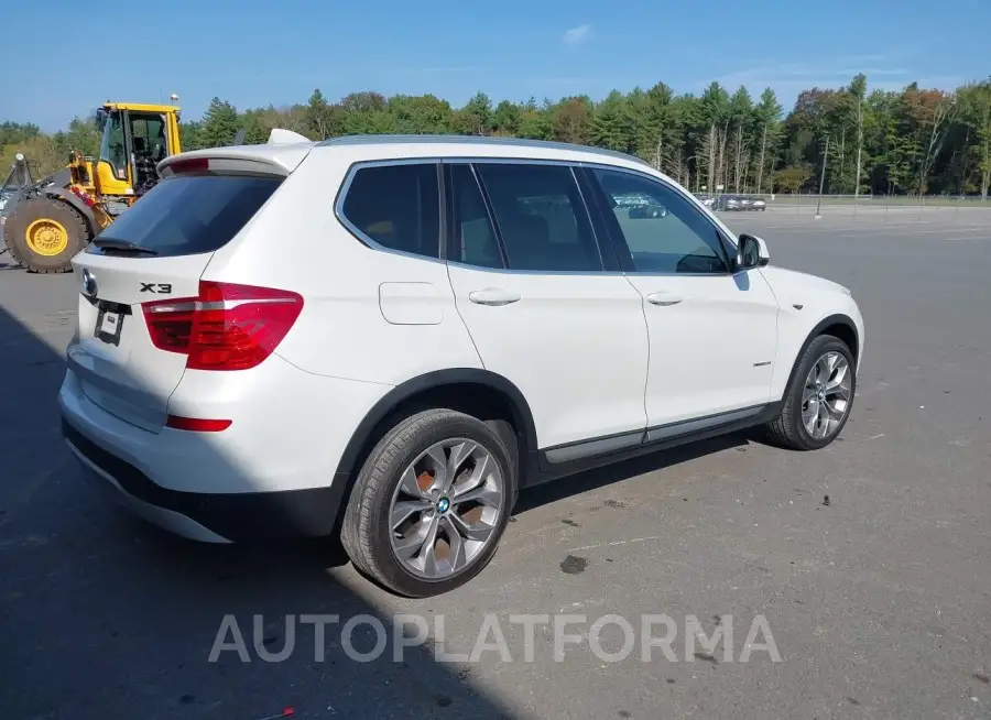 BMW X3 2016 vin 5UXWX9C51G0D91222 from auto auction Iaai