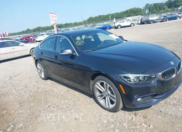 BMW 4 SERIES 2019 vin WBA4J3C54KBL08428 from auto auction Iaai