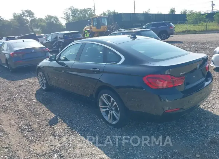 BMW 4 SERIES 2019 vin WBA4J3C54KBL08428 from auto auction Iaai