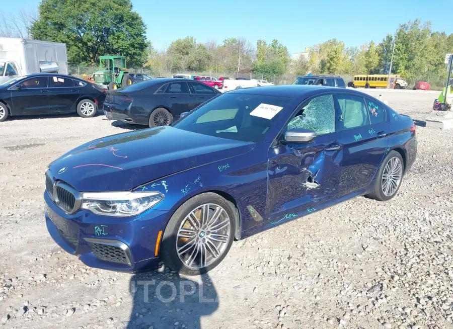 BMW M550I 2018 vin WBAJB9C58JB287035 from auto auction Iaai