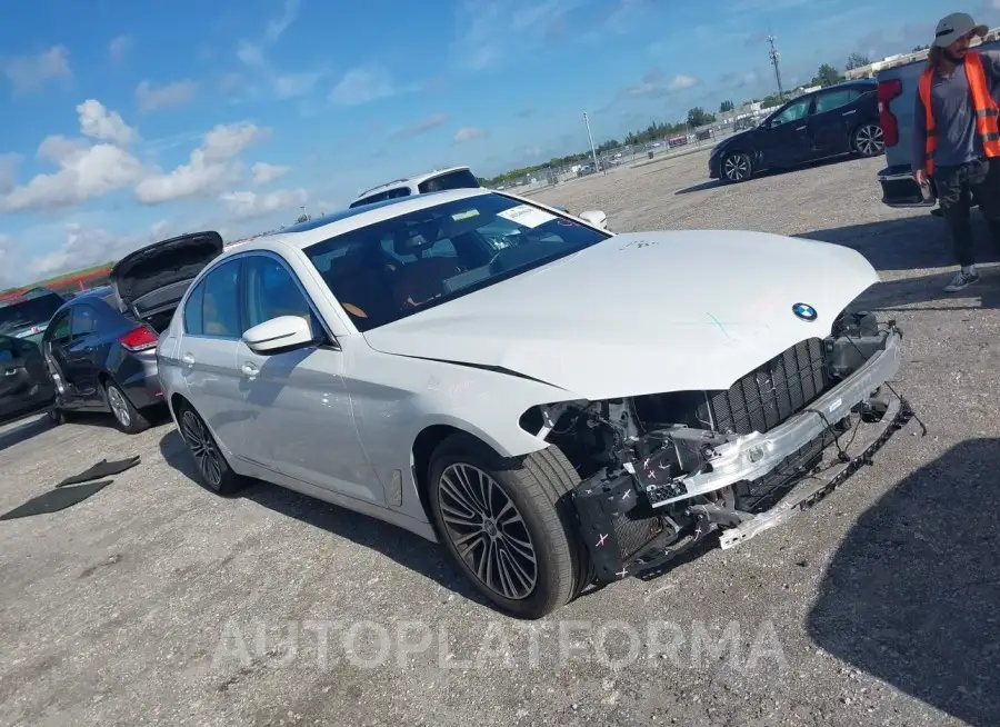 BMW 540I 2019 vin WBAJE5C5XKBM76948 from auto auction Iaai