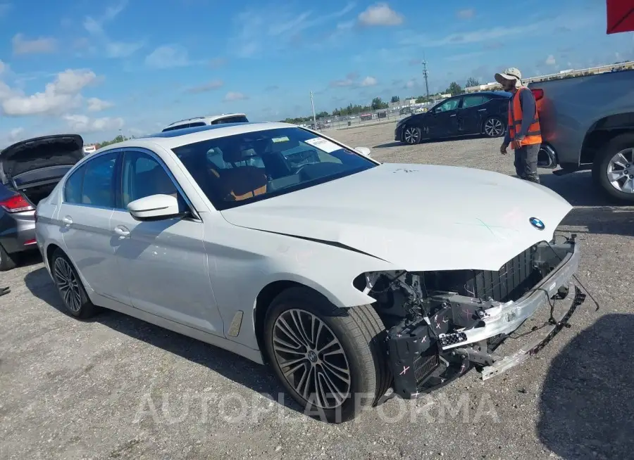 BMW 540I 2019 vin WBAJE5C5XKBM76948 from auto auction Iaai