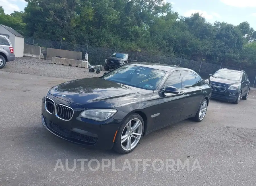 BMW 750LI 2015 vin WBAYF8C57FD654919 from auto auction Iaai