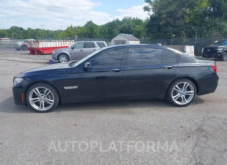 BMW 750LI 2015 vin WBAYF8C57FD654919 from auto auction Iaai