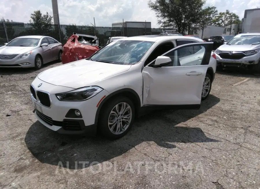 BMW X2 2020 vin WBXYJ1C04L5P18842 from auto auction Iaai