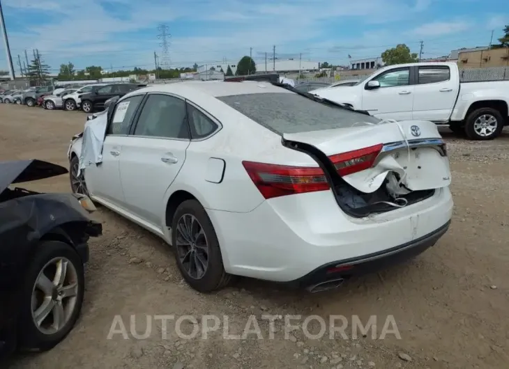 TOYOTA AVALON 2016 vin 4T1BK1EB3GU195559 from auto auction Iaai