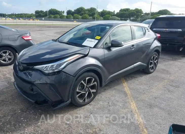 TOYOTA C-HR 2021 vin JTNKHMBX8M1105156 from auto auction Iaai